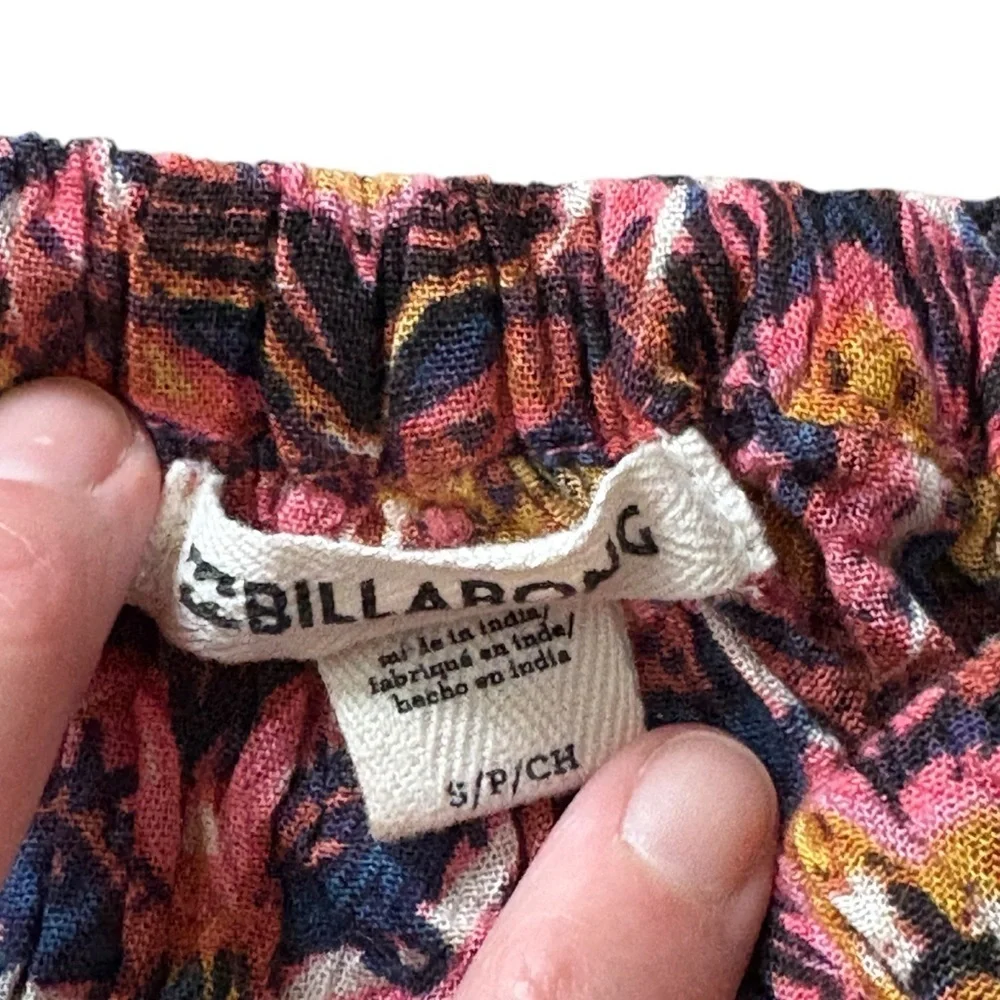 Billabong Sun Safari Skirt Boho Maxi Floral Size Small Petite